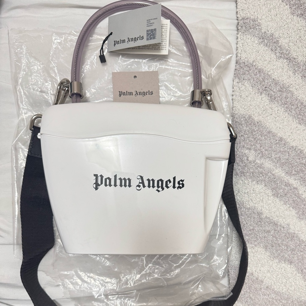 Palm Angels White Crossbody Bag
